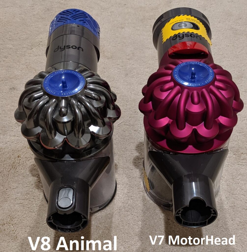 Dyson V7 Motorhead and V8 Animal