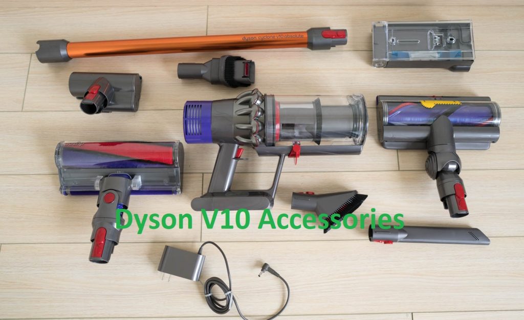 Dyson V10 Animal Absolute Motorhead accessories